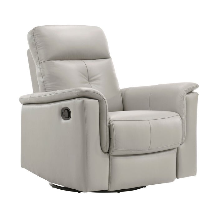 Bristow Swivel Glider Reclining Chair in Gray - 9620SVE-1 - FAMSA Furniture (TX)