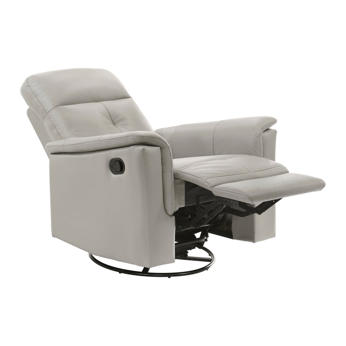 Bristow Swivel Glider Reclining Chair in Gray - 9620SVE-1 - FAMSA Furniture (TX)