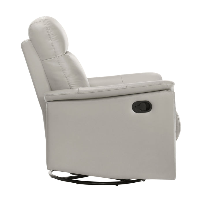 Bristow Swivel Glider Reclining Chair in Gray - 9620SVE-1 - FAMSA Furniture (TX)