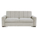 Michah Convertible Sofa with Pull-out Bed in Gray - 9622LG-3CL* - FAMSA Furniture (TX)