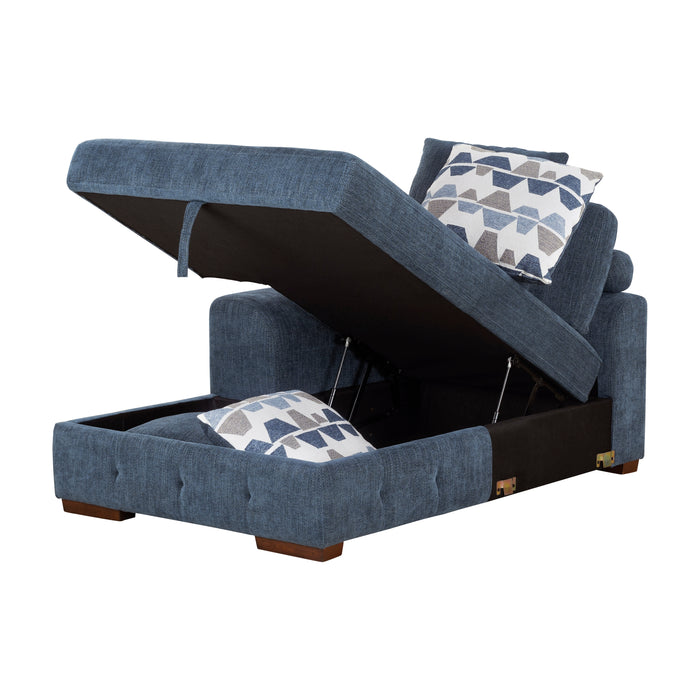 Raife Left Side Chaise With Hidden Storage