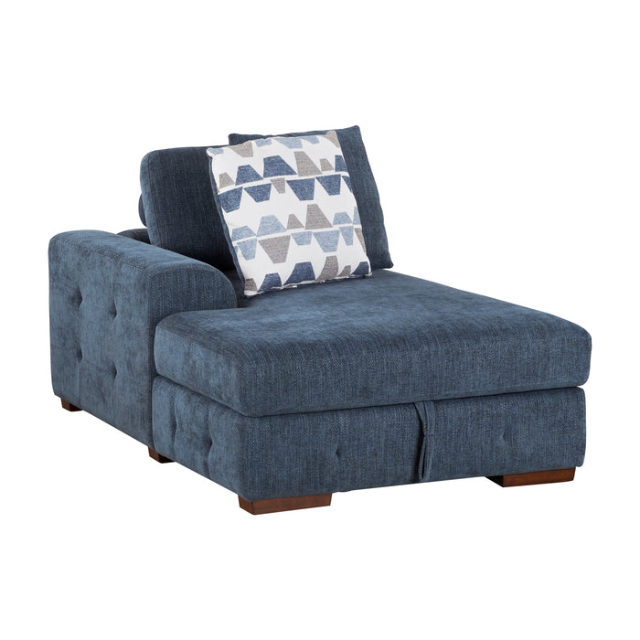 Raife Left Side Chaise With Hidden Storage
