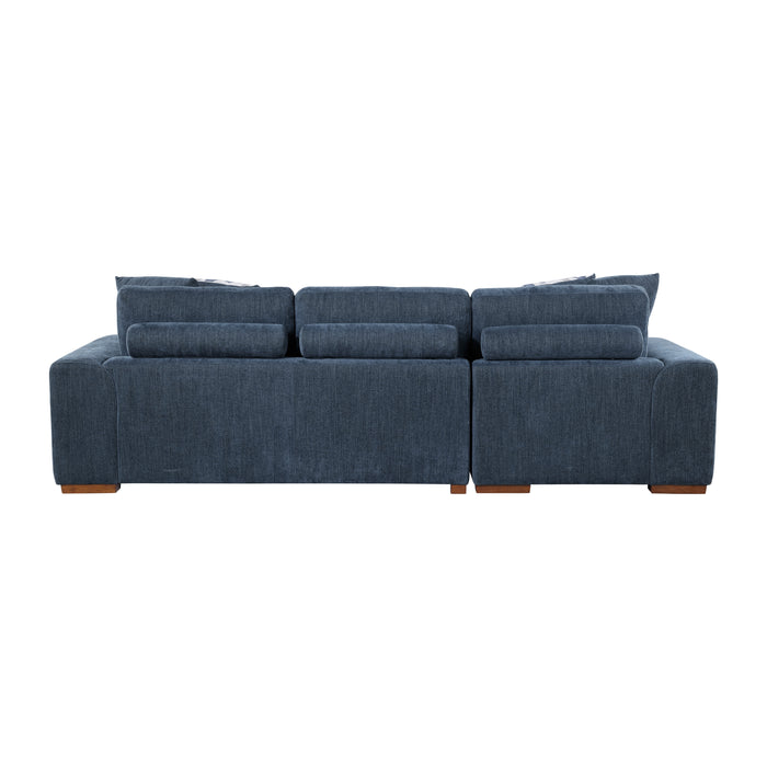 Raife 2-Piece Sectional with Left Chaise in Blue - 9624BU*2LC2R - FAMSA Furniture (TX)