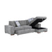 Raife 2-Piece Sectional with Right Chaise in Gray - 9624GY*22LRC - FAMSA Furniture (TX)