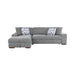 Raife 2-Piece Sectional with Left Chaise in Gray - 9624GY*2LC2R - FAMSA Furniture (TX)