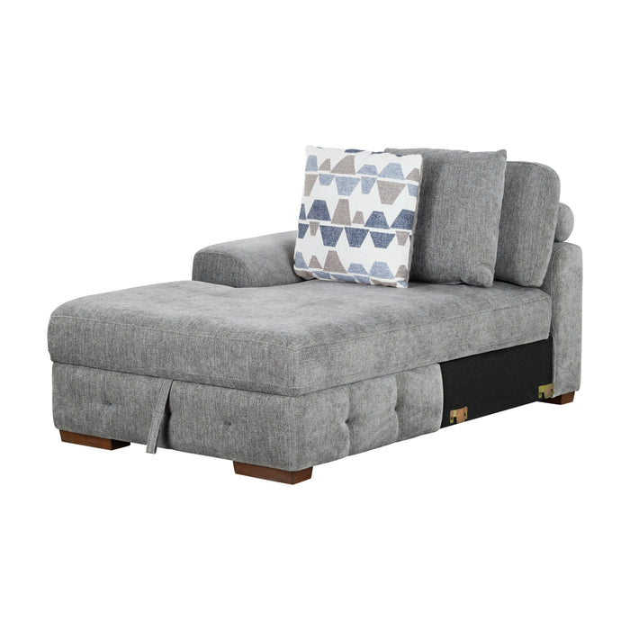 Raife Left Side Chaise With Hidden Storage