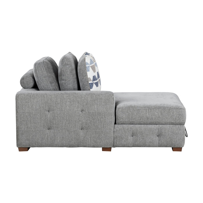 Raife Left Side Chaise With Hidden Storage