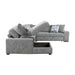Raife (5)5-Piece Sectional with Left Chaise and Storage Ottoman in Gray - 9624GY*5LC2R - FAMSA Furniture (TX)