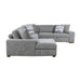 Raife (5)5-Piece Sectional with Left Chaise and Storage Ottoman in Gray - 9624GY*5LC2R - FAMSA Furniture (TX)
