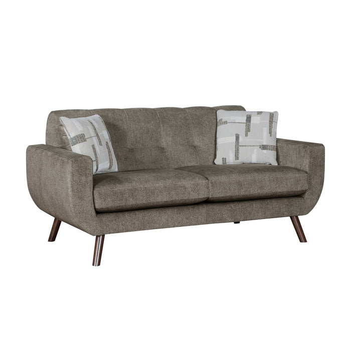 Janne Loveseat in Brown - 9627CAF-2 - FAMSA Furniture (TX)