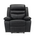 Hancock Power Reclining Chair in Black - 9628BLK-1PW - FAMSA Furniture (TX)