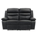 9628BLK-2PW Power Double Reclining Love Seat image