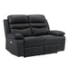 Hancock Power Double Reclining Loveseat in Black - 9628BLK-2PW - FAMSA Furniture (TX)