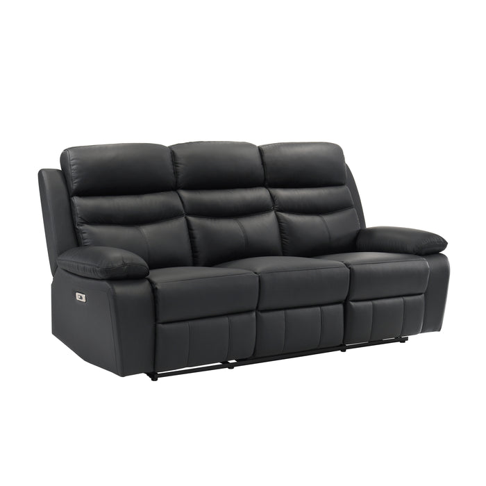 9628BLK-3PW Power Double Reclining Sofa image
