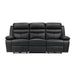 9628BLK-3PW Power Double Reclining Sofa image