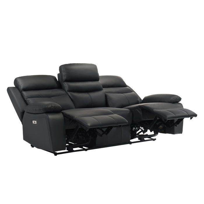 9628BLK-3PW Power Double Reclining Sofa image