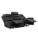 9628BLK-3PW Power Double Reclining Sofa image