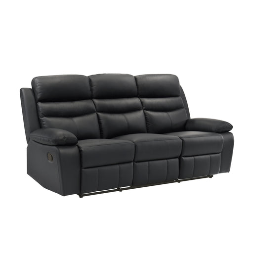 9628BLK-3 Double Reclining Sofa image