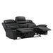 9628BLK-3 Double Reclining Sofa image