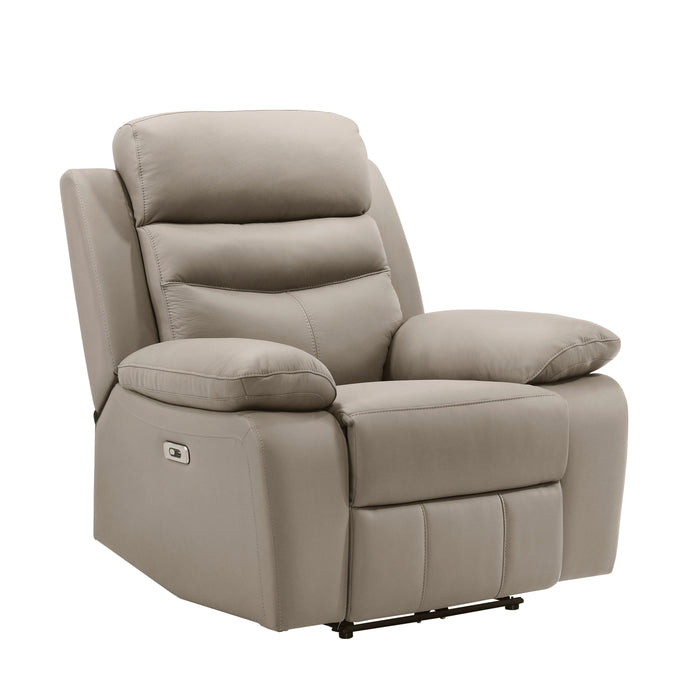 Hancock Power Reclining Chair in Beige - 9628LTE-1PW - FAMSA Furniture (TX)