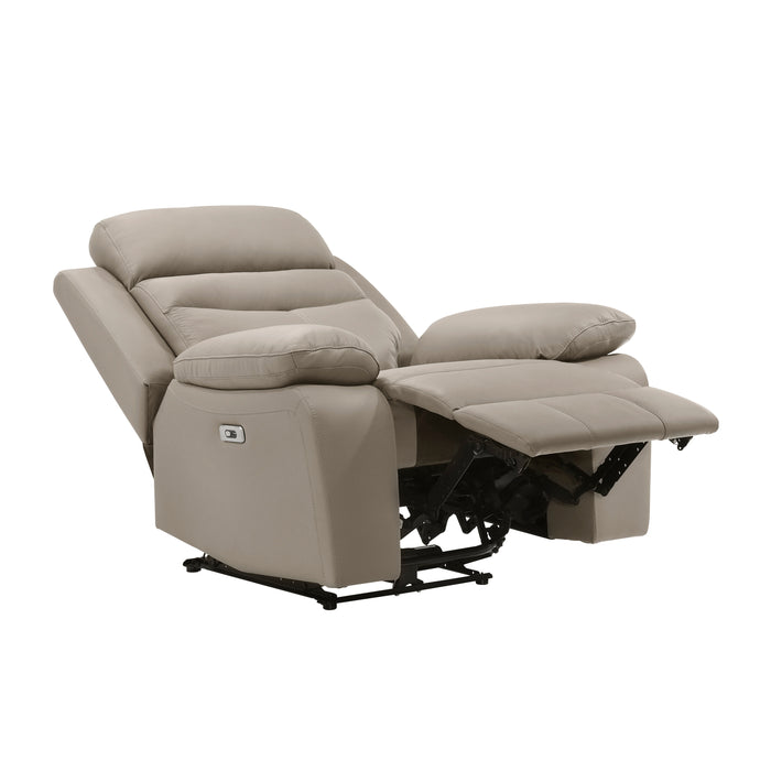 Hancock Power Reclining Chair in Beige - 9628LTE-1PW - FAMSA Furniture (TX)