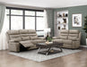 Hancock Power Double Reclining Loveseat in Beige - 9628LTE-2PW - FAMSA Furniture (TX)