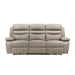 Hancock Power Double Reclining Sofa in Beige - 9628LTE-3PW - FAMSA Furniture (TX)