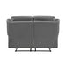 Laconia Double Reclining Loveseat in Gray - 9629DGY-2 - FAMSA Furniture (TX)