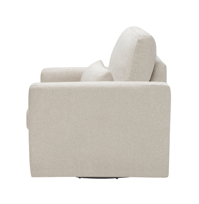 Pompano Swivel Chair in Beige - 9630BE-1SW - FAMSA Furniture (TX)