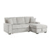 Marsh 2-Piece Sectional with Right Chaise in Gray - 9633MNB*22LRC - FAMSA Furniture (TX)