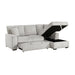 Marsh 2-Piece Sectional with Right Chaise in Gray - 9633MNB*22LRC - FAMSA Furniture (TX)