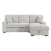 Marsh 2-Piece Sectional with Right Chaise in Gray - 9633MNB*22LRC - FAMSA Furniture (TX)
