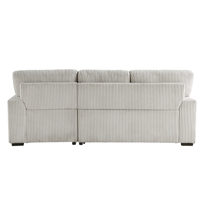 Marsh 2-Piece Sectional with Right Chaise in Gray - 9633MNB*22LRC - FAMSA Furniture (TX)