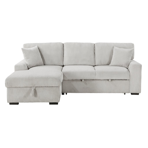 Marsh 2-Piece Sectional with Left Chaise in Gray - 9633MNB*2LC2R - FAMSA Furniture (TX)
