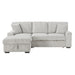 Marsh 2-Piece Sectional with Left Chaise in Gray - 9633MNB*2LC2R - FAMSA Furniture (TX)