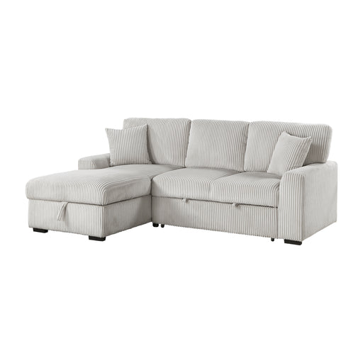 Marsh 2-Piece Sectional with Left Chaise in Gray - 9633MNB*2LC2R - FAMSA Furniture (TX)