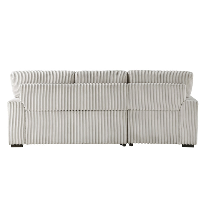 Marsh 2-Piece Sectional with Left Chaise in Gray - 9633MNB*2LC2R - FAMSA Furniture (TX)