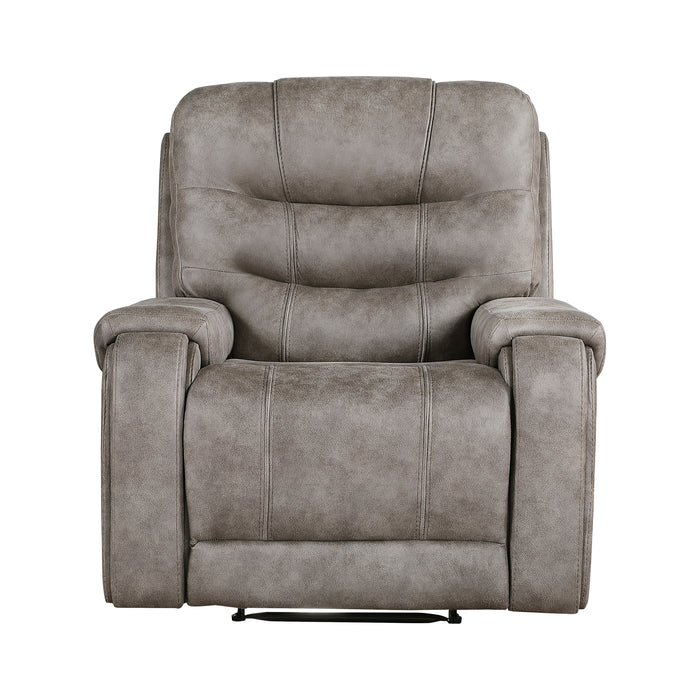 Oberon Reclining Chair in Brown/Gray - 9634GBR-1 - FAMSA Furniture (TX)