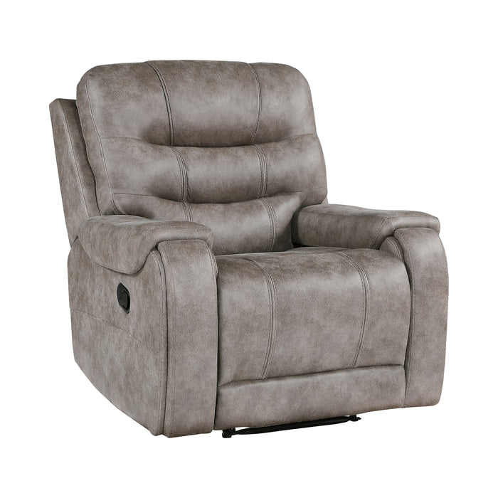 Oberon Reclining Chair in Brown/Gray - 9634GBR-1 - FAMSA Furniture (TX)