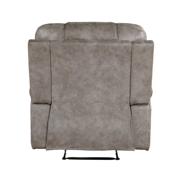 Oberon Reclining Chair in Brown/Gray - 9634GBR-1 - FAMSA Furniture (TX)