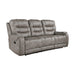 Oberon Double Reclining Sofa in Brown/Gray - 9634GBR-3 - FAMSA Furniture (TX)