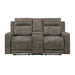 9635BR-2 Double Reclining Love Seat with Center Console image