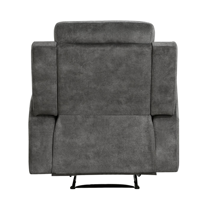 Yates Reclining Chair in Brown/Gray - 9635DG-1 - FAMSA Furniture (TX)