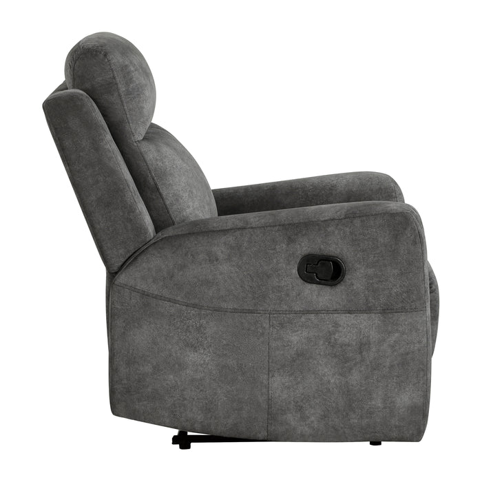 Yates Reclining Chair in Brown/Gray - 9635DG-1 - FAMSA Furniture (TX)