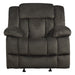 Laurelton Glider Reclining Chair in Brown - 9636-1 - FAMSA Furniture (TX)