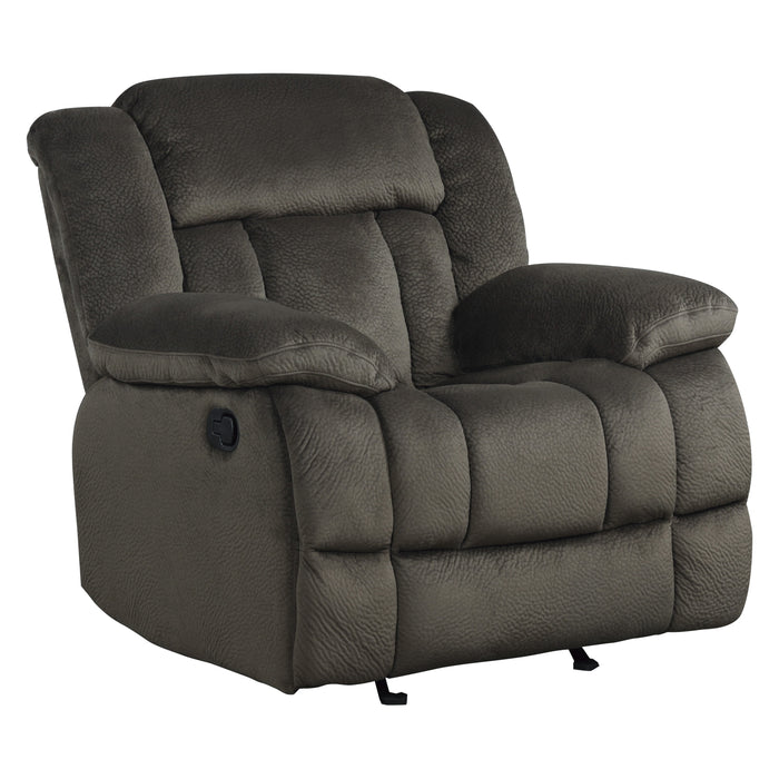 Laurelton Glider Reclining Chair in Brown - 9636-1 - FAMSA Furniture (TX)