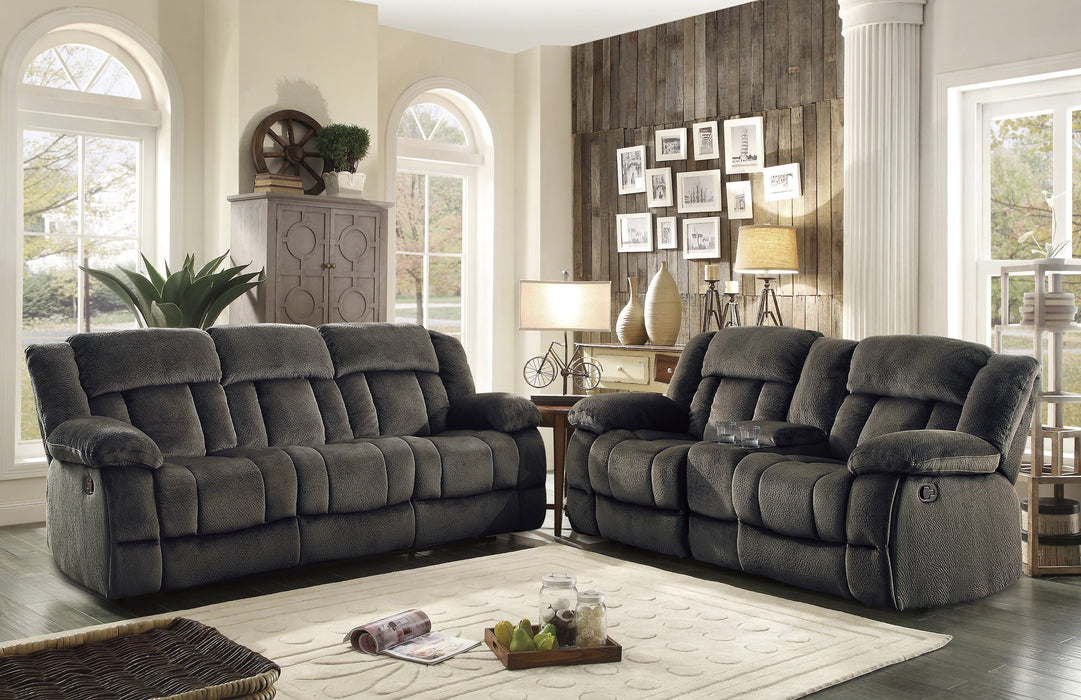Laurelton Double Reclining Sofa in Brown - 9636-3 - FAMSA Furniture (TX)