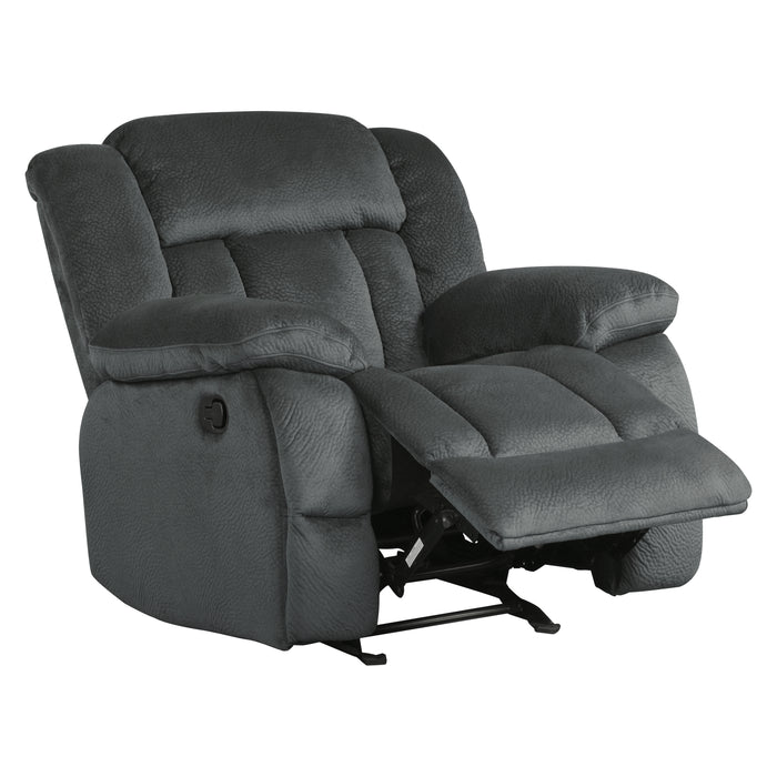Laurelton Glider Reclining Chair in Gray - 9636CC-1 - FAMSA Furniture (TX)