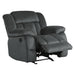 Laurelton Glider Reclining Chair in Gray - 9636CC-1 - FAMSA Furniture (TX)
