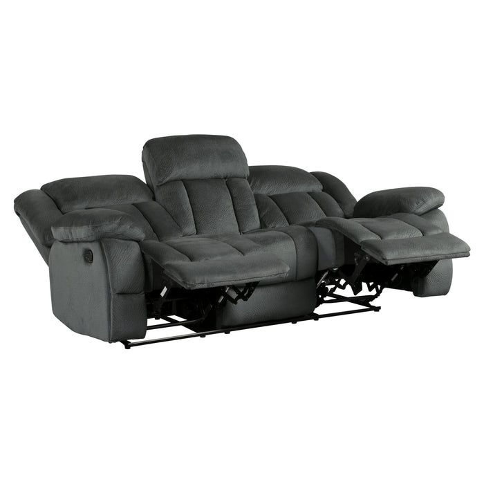 Laurelton Double Reclining Sofa in Gray - 9636CC-3 - FAMSA Furniture (TX)